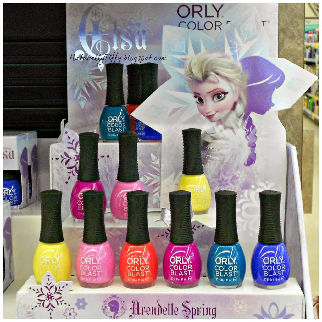 Orly Italia Color Blast Elsa Anna Frozen Nail Art Manicure Collezioni Edizione Limitata Smalti