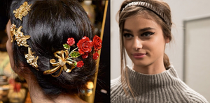 Da sinistra: Dolce e Gabbana; Fendi