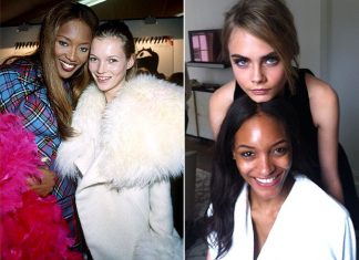 Kate/Naomi Vs Cara/Jourdan: le Top model di ieri e di oggi