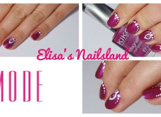 TUTORIAL Nail Art Gioiello Marsala per l’arrivo delle feste Tutorial Nail Art Marsala Tocco Luce Colori Smalti Elisa