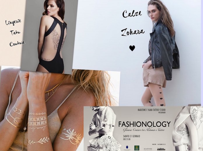 Fashionology AltaRomaAltaModa 2015 Glamour Couture Tatuaggi Tattoo Evento