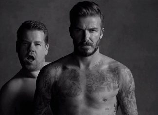 Beckham vs Corden, lo spot parodia di intimo – VIDEO Briefs David Beckham James Corden The Late Late Show Video Spot Parodia Linea Intimo Pancia