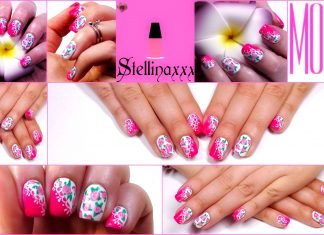 TUTORIAL Nail Art Primavera con pizzo e rose Smalti Nail Art Tutorial Pizzo e Rose Colori Primavera Stellina