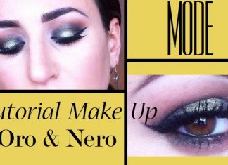 TUTORIAL Make Up nero e oro, ready to disco?