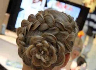 Acconciature a forma di fiore, idee romantiche di primavera