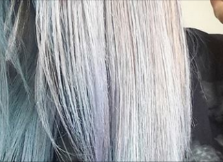 I capelli grigi di Jourdan Dunn, #grannyhair per Coachella