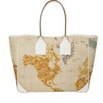 Alviero Martini Per Expo Collezione Limitata Borse Cartina Geografica Prima Classe Simbolo Brand Alimentazione Continenti