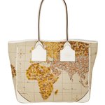 Alviero Martini Per Expo Collezione Limitata Borse Cartina Geografica Prima Classe Simbolo Brand Alimentazione Continenti Milano