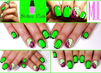 TUTORIAL Nail Art Cartoon ispirata ai fumetti Nail Art Cartoon Fumetto Comic Tutorial Stellina Nails Youtube