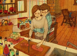 Le vignette sull’amore raccontate da Puuung Vignette Amore Puuung Artista Orientale Piccole Cose (14)