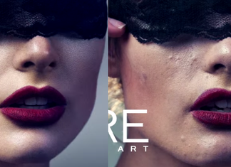 Volti photoshoppati, come cambiano dopo un ritocco Volti photoshoppati Ritocco Tre Video Youtube Fotografa Elizabeth Moss