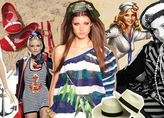 Tutte in riga con la Moda Navy: ancore e righe orizzontali moda-navy-look-summer