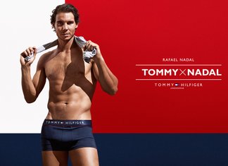 Nadal per Tommy Hilfiger, resta in boxer al torneo di strip-tease