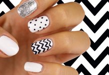 Tutorial : Nail Art black and white